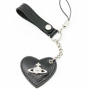 Vivienne Westwood フォトブックキーホルダー/ハートストラップ Black 4186V
