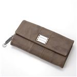 DIESEL(ディーゼル) レザー 長財布 B グレイッシュブラウン