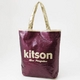 KITSON（キットソン） スパンコール トートバッグ 003601・Burgandy×Gold