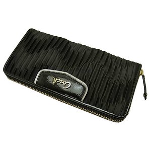 COACH(コーチ)ラウンドジップ長財布 F48115 B4/BK ブラック