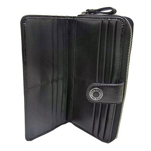 COACH(コーチ)シグネチャーオセロット ラウンドジップ長財布 F48398 SV/GE