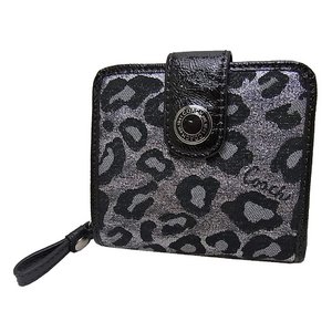 COACH(コーチ)シグネチャーオセロット 折り財布 F48596 SV/GE