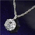 プラチナ（PT900） 0.4ct ダイヤモンドペンダント