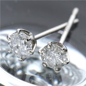 プラチナ0.3ct ダイヤモンドピアス