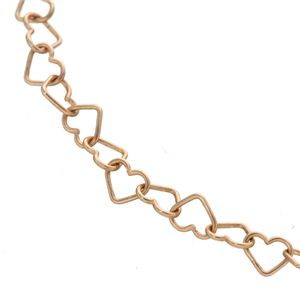 ピンクゴールド ハートブレスレット