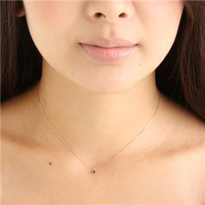 【訳あり・在庫処分】 K18 0.1ctサファイアペンダント