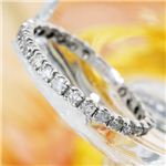 0.50ctダイヤモンドエタニティリング ホワイトゴールドカラー 7号