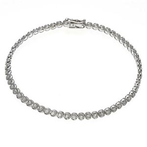 K18WG2ctテニスブレスレット