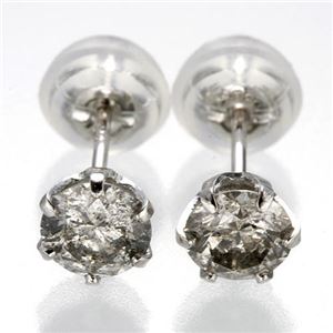 PT0.6ctダイヤモンドピアス プラチナ（鑑別書付き）