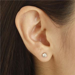 PT0.6ctダイヤモンドピアス プラチナ（鑑別書付き）