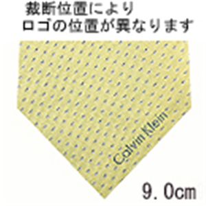 Calvin Klein (カルバンクライン) ネクタイ N-CKL-A00061 Yellow系