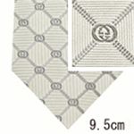 GUCCI (グッチ) ネクタイ N-GUC-A00336 Gray系