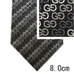GUCCI (グッチ) ネクタイ N-GUC-A00769 Gray系