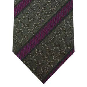 GUCCI (グッチ) ネクタイ N-GUC-A00774 Gray系