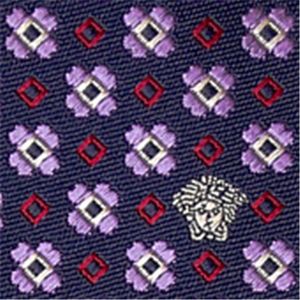 VERSACE (ヴェルサーチ) ネクタイ N-VER-A00219 Blue系