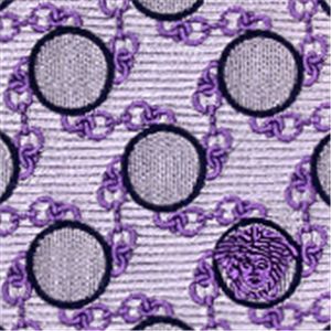 VERSACE (ヴェルサーチ) ネクタイ N-VER-A00254 Purple系