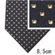YSL (イヴサンローラン) ネクタイ N-YSL-A00139 Blue系の詳細画像4