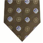 Ermenegildo Zegna (エルメネジルド ゼニア) ネクタイ N-ZEG-A00223 Brown系