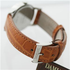 D-SIDE　ホワイト文字盤　ブラウンクロコダイルベルト 30001813