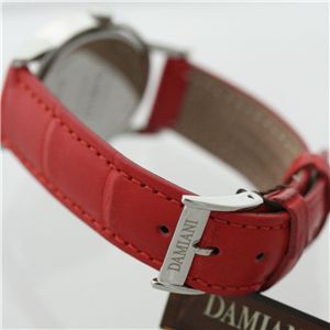 D-SIDE　ホワイト文字盤　レッドクロコダイルベルト 30001815