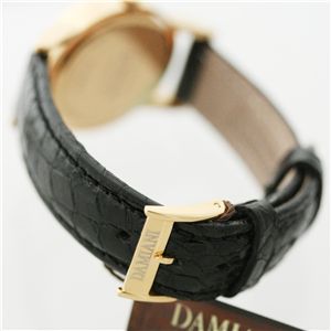 D-SIDE　イエローゴールドケース　ブラック文字盤・クロコダイルベルト 30001816