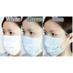 新型インフルエンザ対策　3層マスク GPケア 50枚セット(色おまかせ)