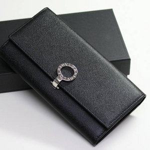 BVLGARI（ブルガリ） ロゴクリップ 長財布小銭入れ付き 30414 ブラック
