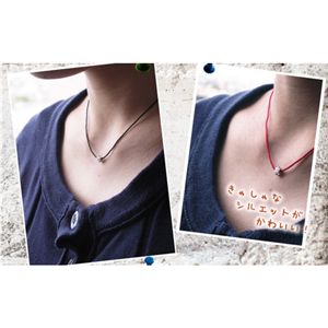ラッキースターネックレス&ブレスレットセット レッド