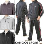 KANGOL SPORT ジャージスーツ ポケット×2 13101 ライトグレー M