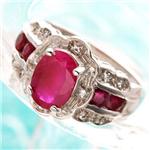 サファイヤ・ルビー合計2ctリング ルビー 11