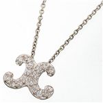Neige Clair（ネージュクレア） ダブルホースシューダイヤネックレス