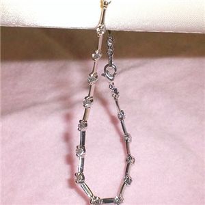 SV925 ダイヤ合計1ctラインブレスレット