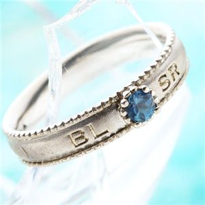 BR Silver 美菱1ストーンリング9号