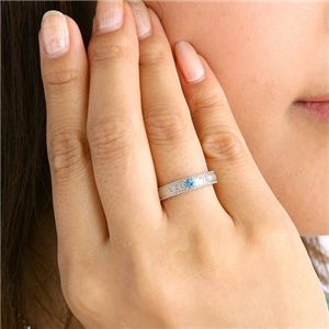 BR Silver 美菱1ストーンリング9号