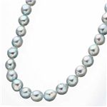 ナチュラルブルーアコヤバロック真珠8-8.5mm大珠 42cm