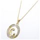 10K/0.2CT　聖母ネックレス