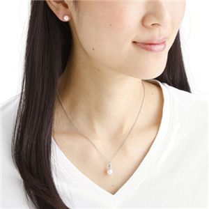 あこや本真珠 ペンダントピアスセット