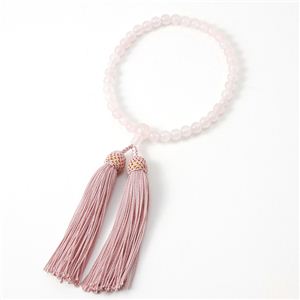 京都中郷念珠舗 特選 永観念珠 女性用 紅水晶