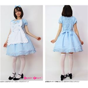 女装っ子 ベビーブルーアリスメイド服