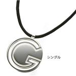 GUCCI レザーチョーカー シングルG/163452