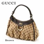 GUCCI(グッチ) ショルダーバッグ　D-GOLD　190525 FFPAG 9643・Brown