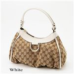 GUCCI(グッチ) ショルダーバッグ　D-GOLD　190525 FFPAG 9761・White