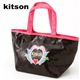 KITSON(キットソン) Sequin Mini Tote 3920 ブラック×ピンク