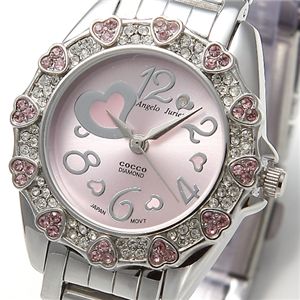 Angelo Jurietti(アンジェロジュリエッティ) レディースブレスウォッチ AJ4014 ピンク