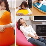 天使の休日 くつろぎ座椅子ミニ ダークブラウン×ベージュ
