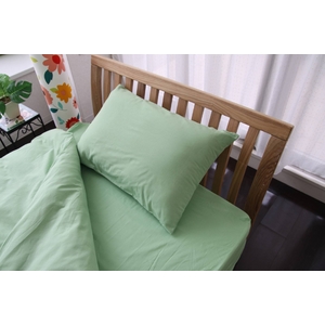 【ベッドタイプ】新疆綿（しんきょうめん）カバーセット シングル グリーン