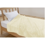 ぽかぽか温感加工毛布 シングル アイボリー