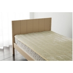 ぽかぽか温感加工ロングファー敷パッド ダブル アイボリー