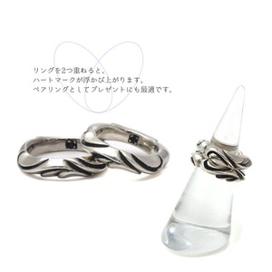 PureBlue　Wave＆Heartリング 9号