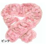 ラビットファーマフラー ピンク